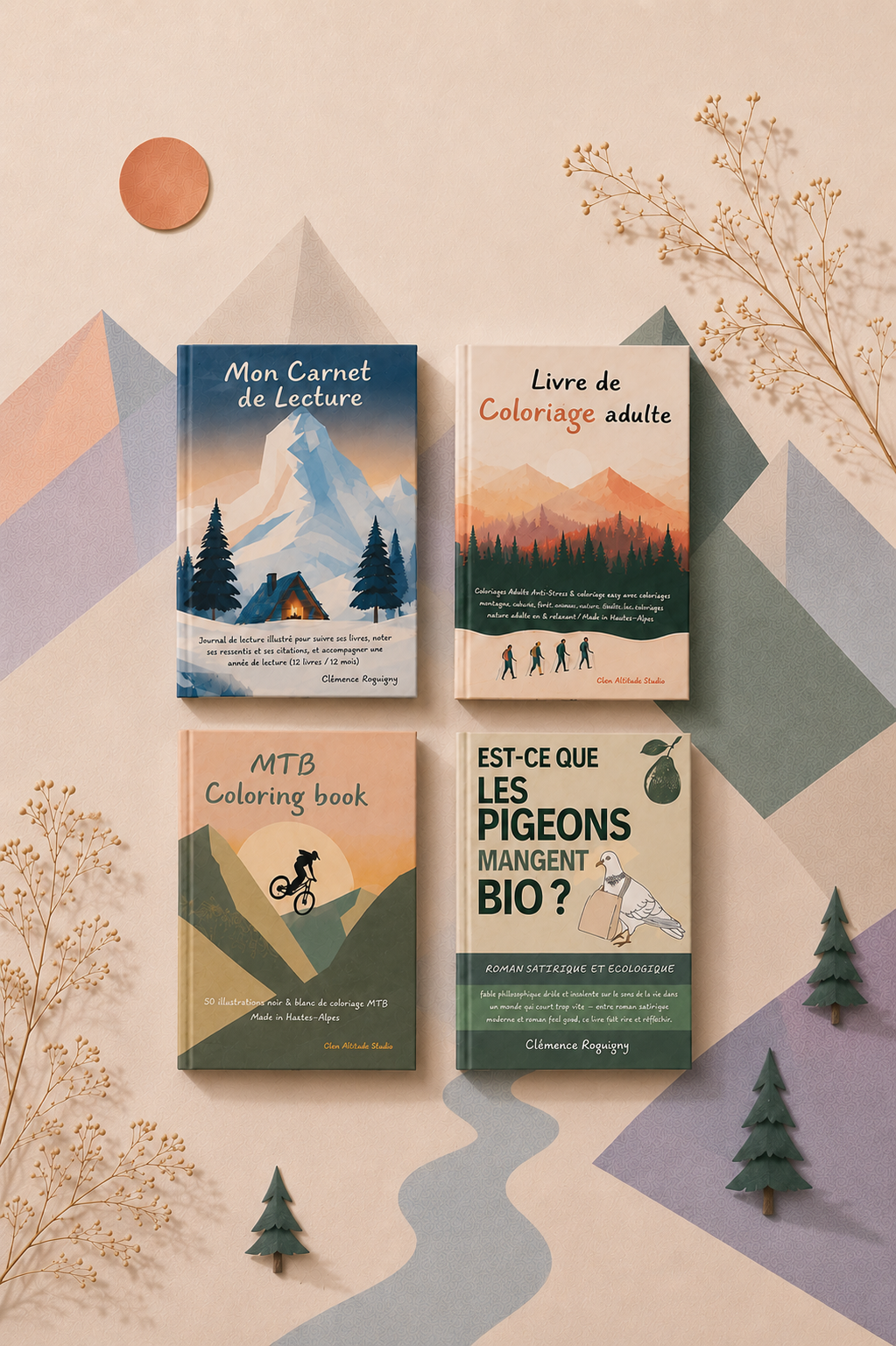 Mountain Stories — Livres illustrés, carnets et livres de coloriage inspirés de la vie alpine.