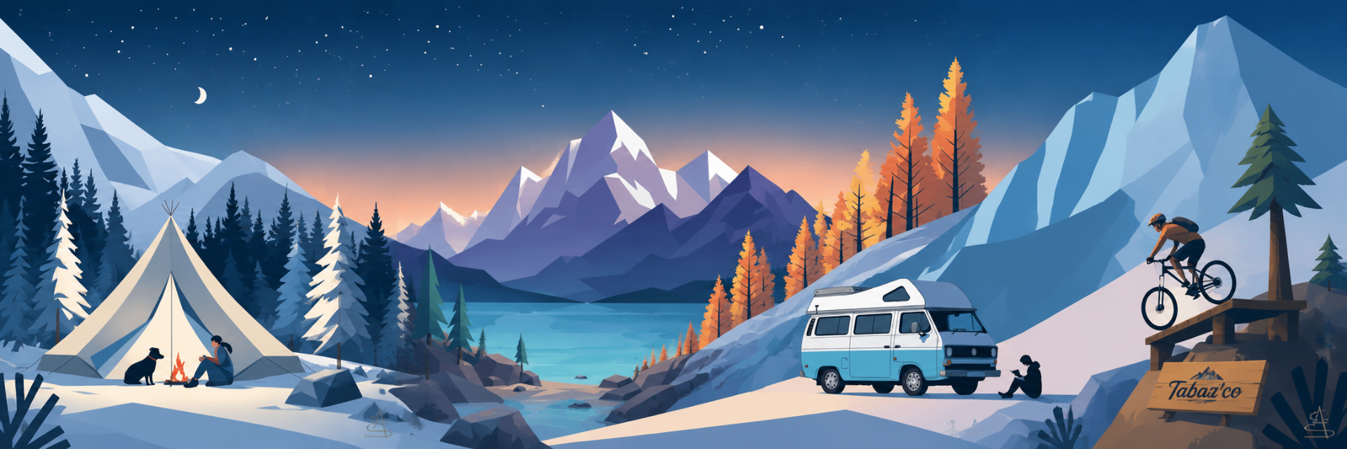 Lifestyle alpin — camping, vanlife et aventures en montagne par Clem Altitude Studio